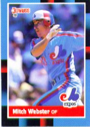 1988 Donruss Baseball Cards    257     Mitch Webster